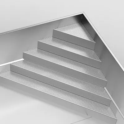 square diagonal steps