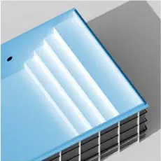 steps along the entire pool